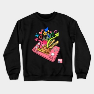 6AT0GAMING Tee Design (Pink variant) Crewneck Sweatshirt